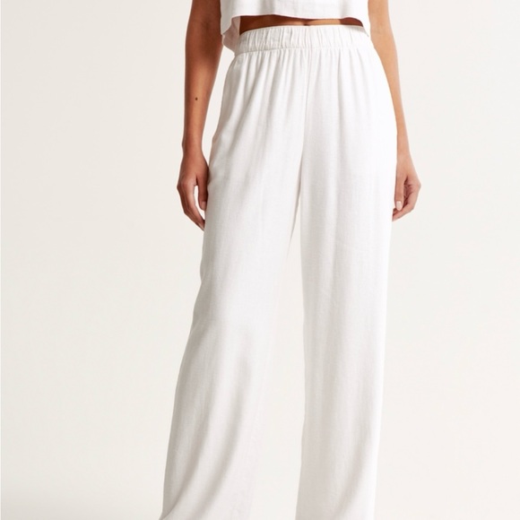 High rise linen pants - Picture 2 of 6